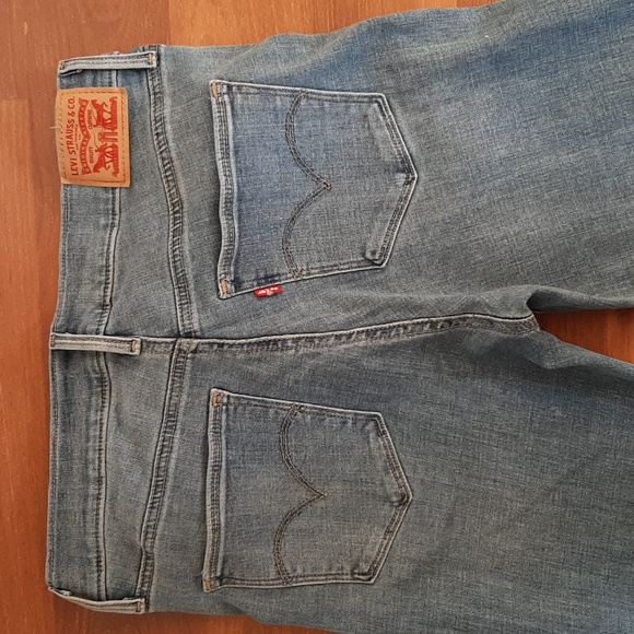 LEVI'S Original Slimming Straight Medium Wash Jeans - Size W29/L32 - Picture 4 of 9